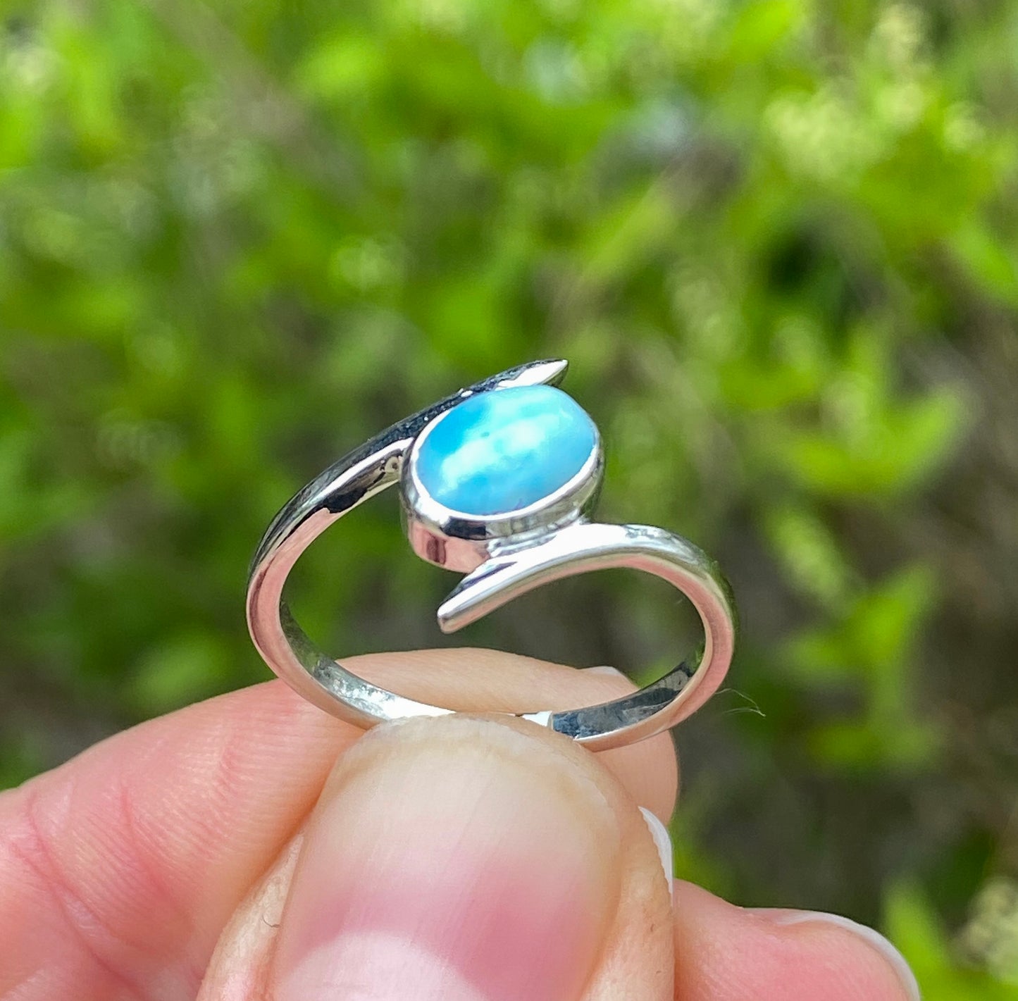 Larimar Ring, Size 5