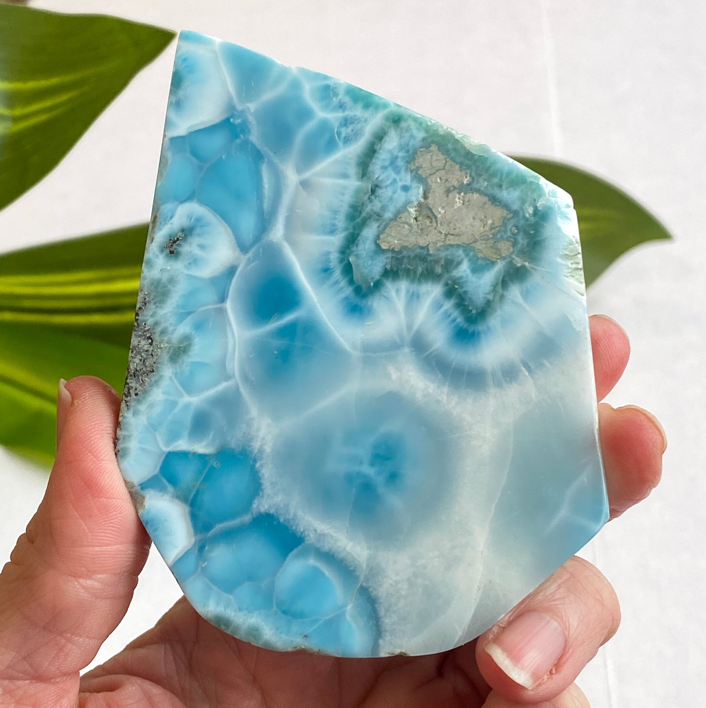 Larimar Slab, Standing