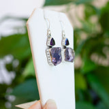 Lavender Amethyst Drop Earrings