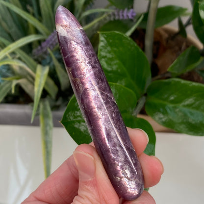 Gem Lepidolite Wand