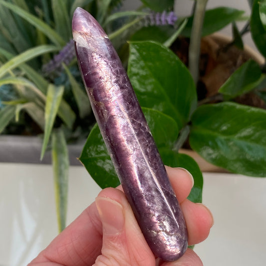 Gem Lepidolite Wand