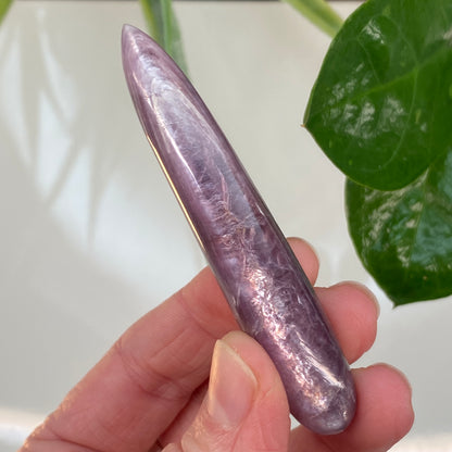 Gem Lepidolite Wand