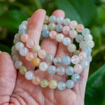 Beryl Bracelet, Morganite, Aquamarine