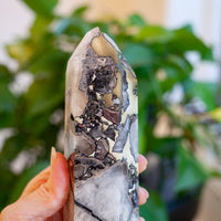 Mosaic Jasper Tower, Rare Combination Stone