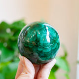 Solid Malachite Sphere, 65mm