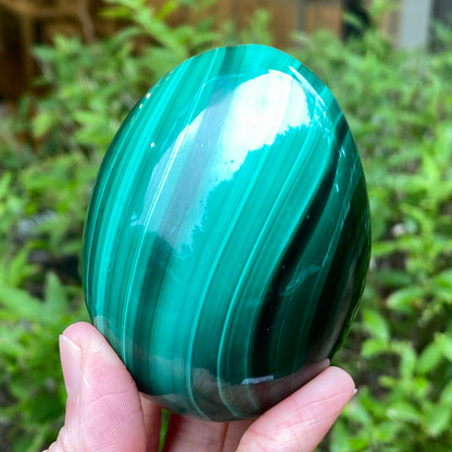 Malachite Egg, Chatoyant