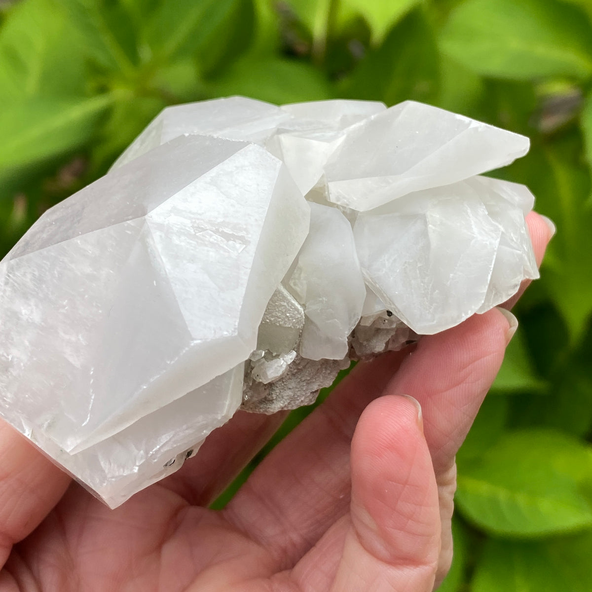 Highly Fluorescent Mercedes Calcite, Hunan