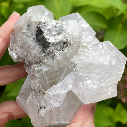 Highly Fluorescent Mercedes Calcite, Hunan