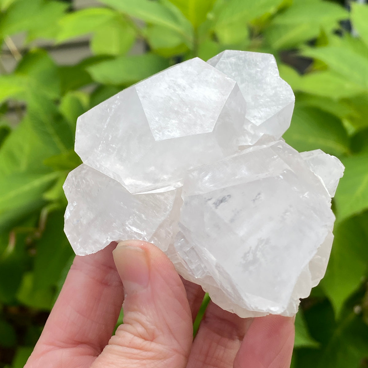 Highly Fluorescent Mercedes Calcite, Hunan