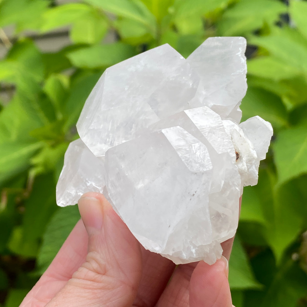 Highly Fluorescent Mercedes Calcite, Hunan