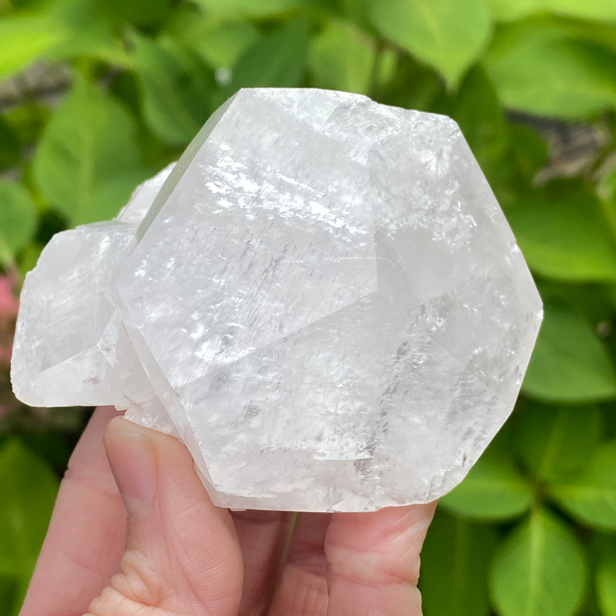 Highly Fluorescent Mercedes Calcite, Hunan