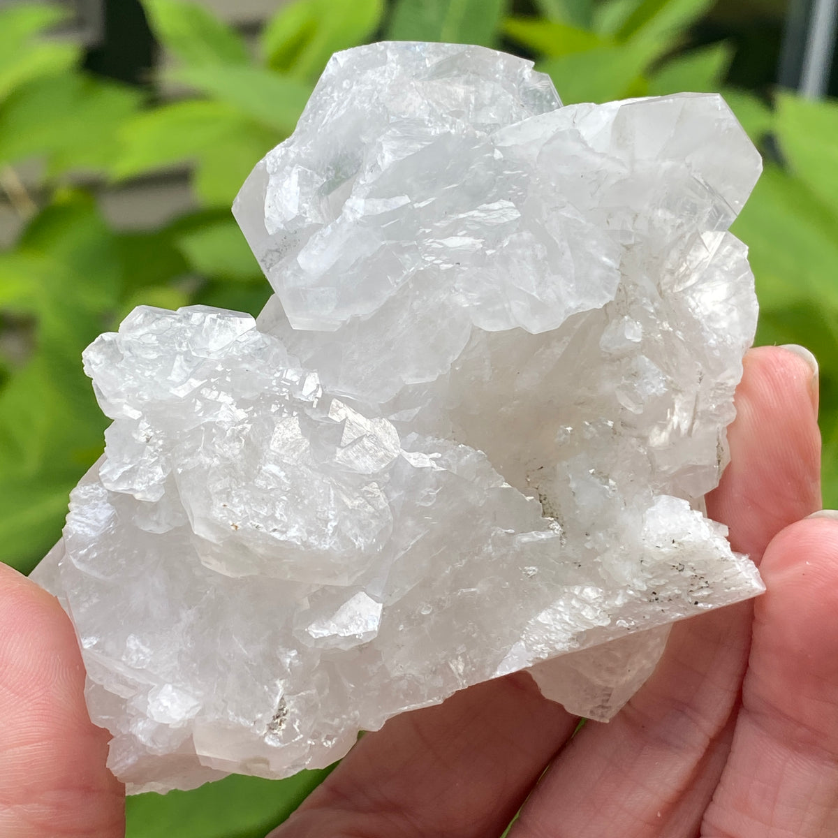 Highly Fluorescent Mercedes Calcite, Hunan