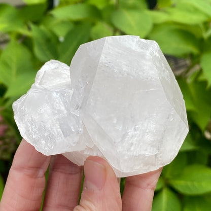 Highly Fluorescent Mercedes Calcite, Hunan