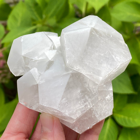 Highly Fluorescent Mercedes Calcite, Hunan