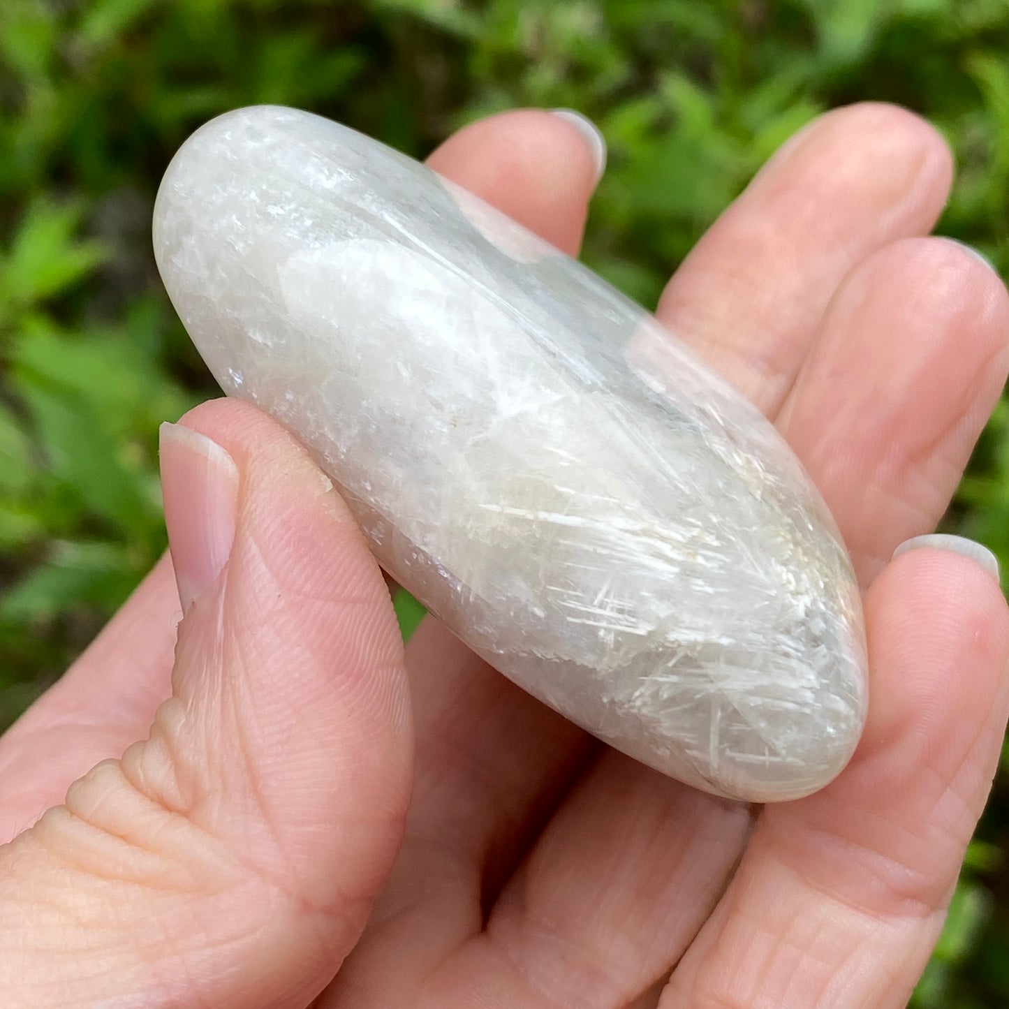 Natrolite Palm Stone