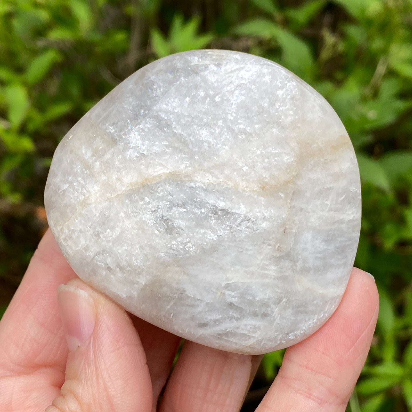 Natrolite Palm Stone