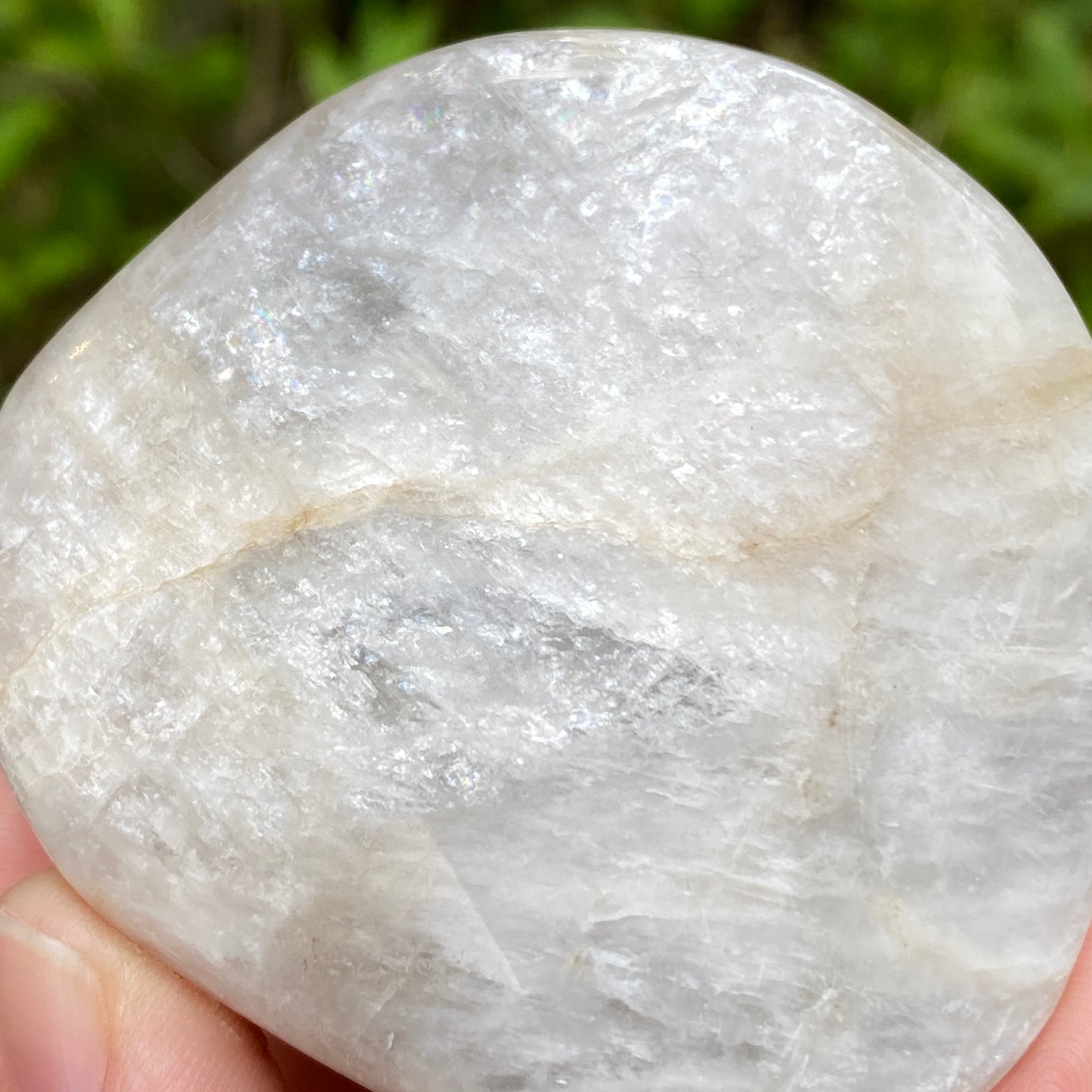 Natrolite Palm Stone