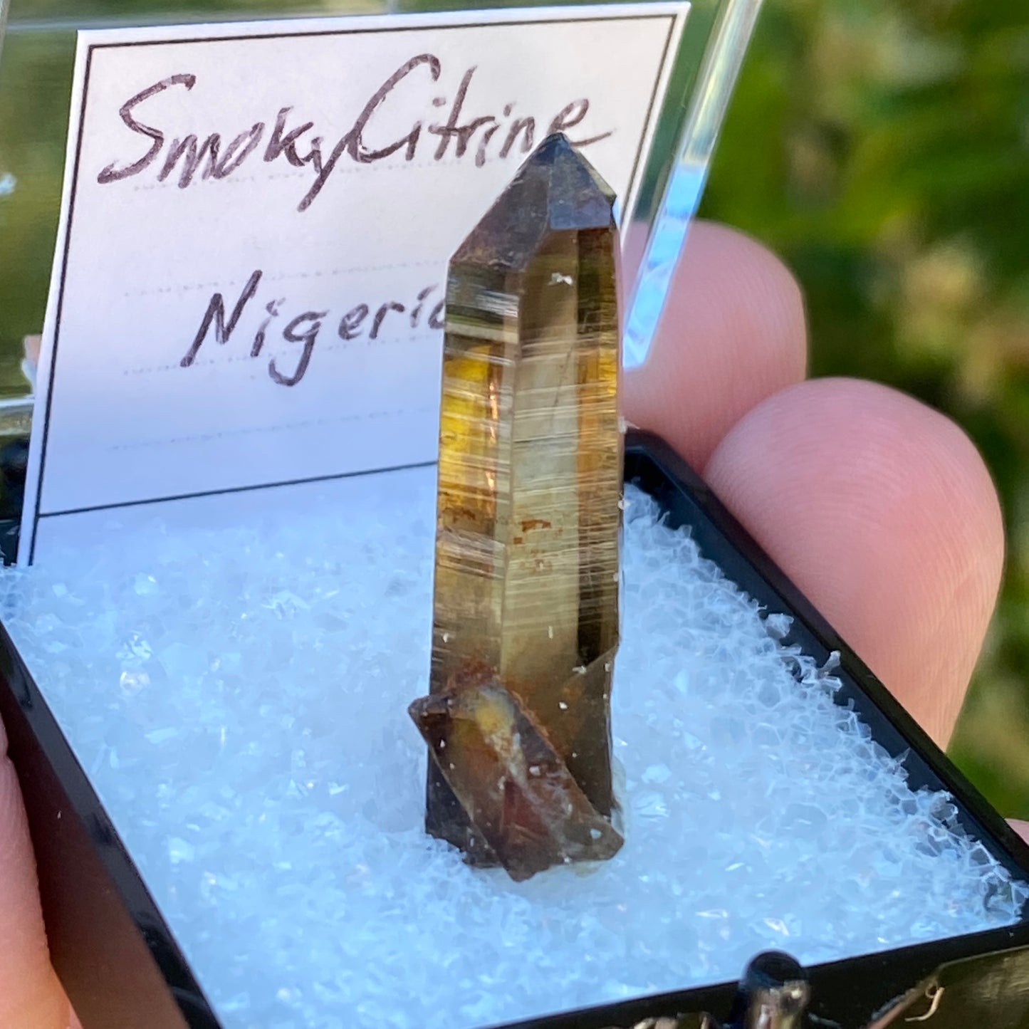 Natural Citrine Point, Nigeria