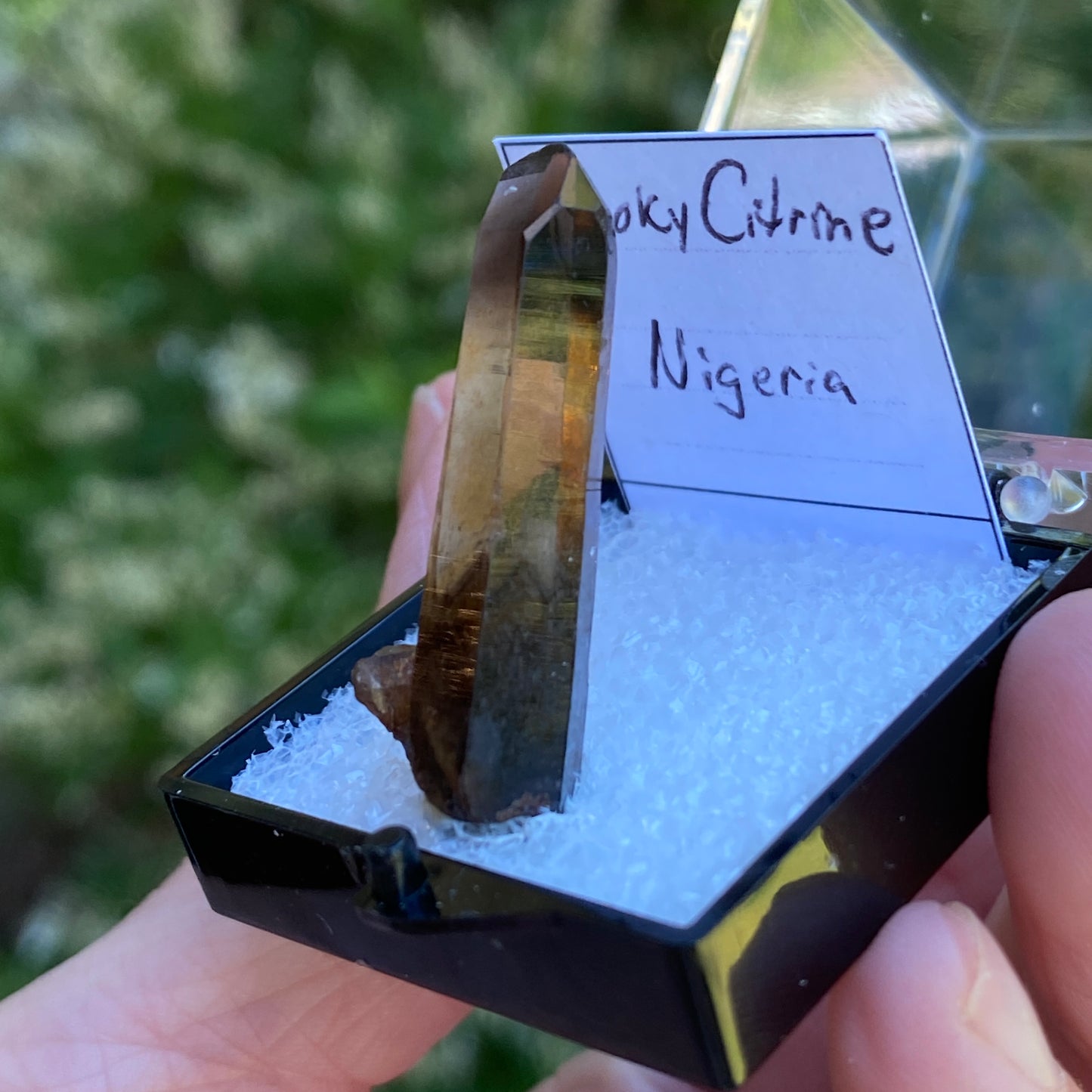 Natural Citrine Point, Nigeria