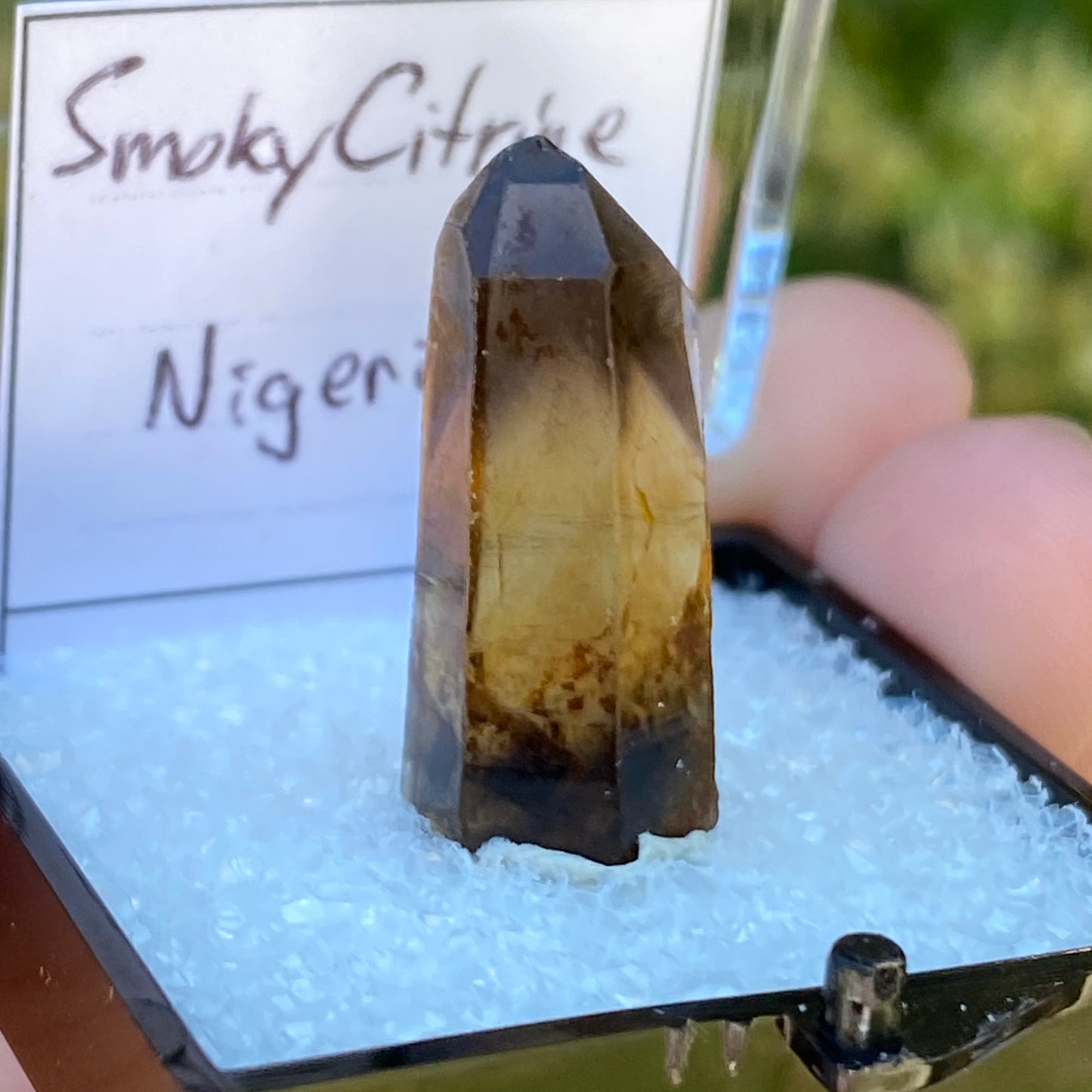 Natural Citrine Point, Nigeria