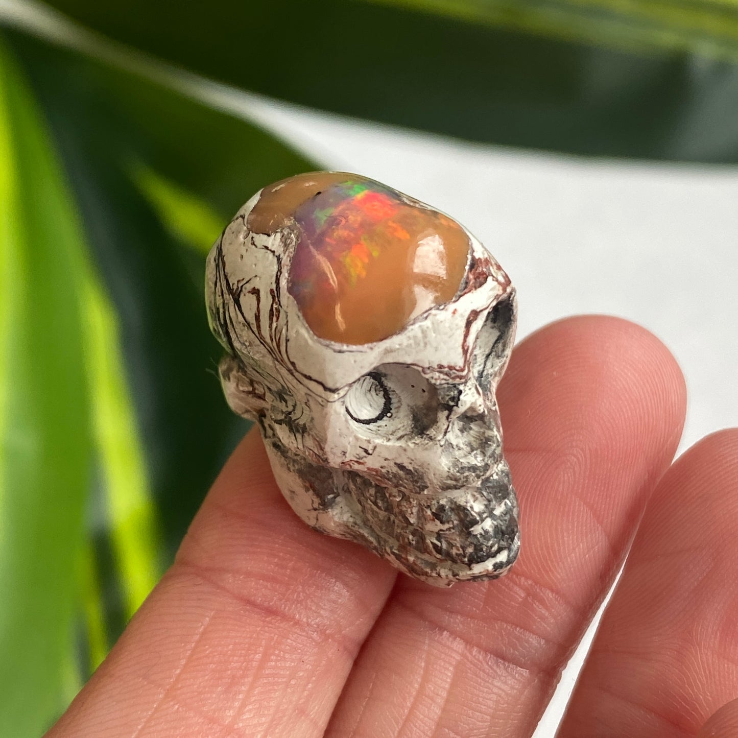 Ethiopian Opal Skull