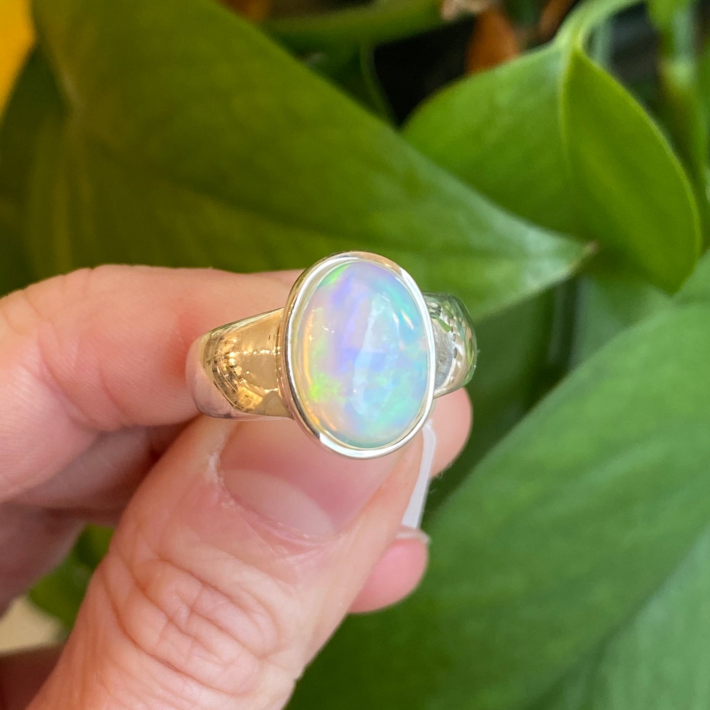 Ethiopian Opal Ring, Size 8