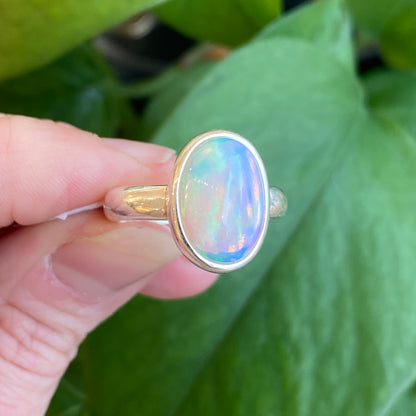 Ethiopian Opal Ring, Size 9.5
