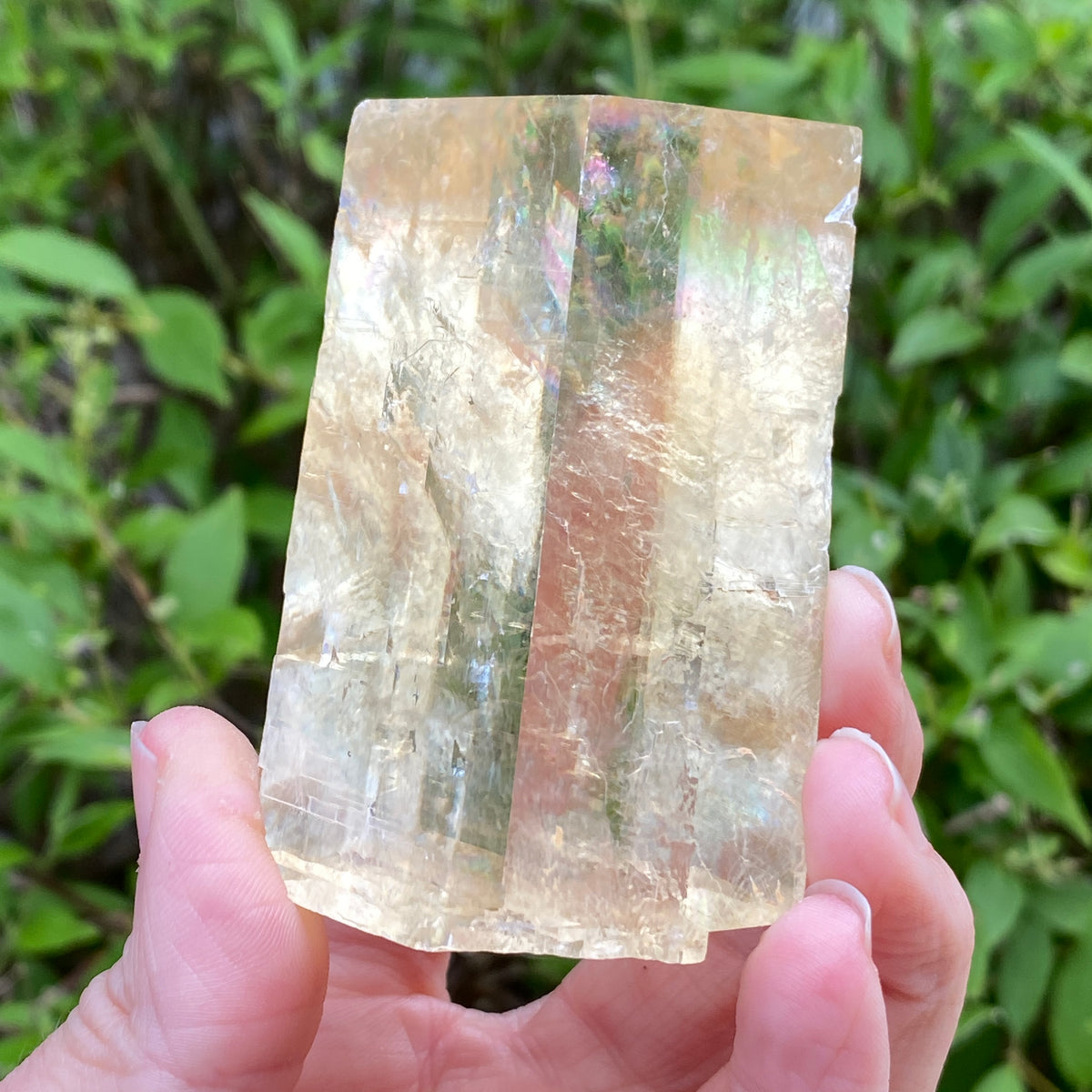 Raw Optical Calcite, Yellow