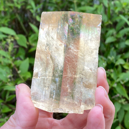 Raw Optical Calcite, Yellow