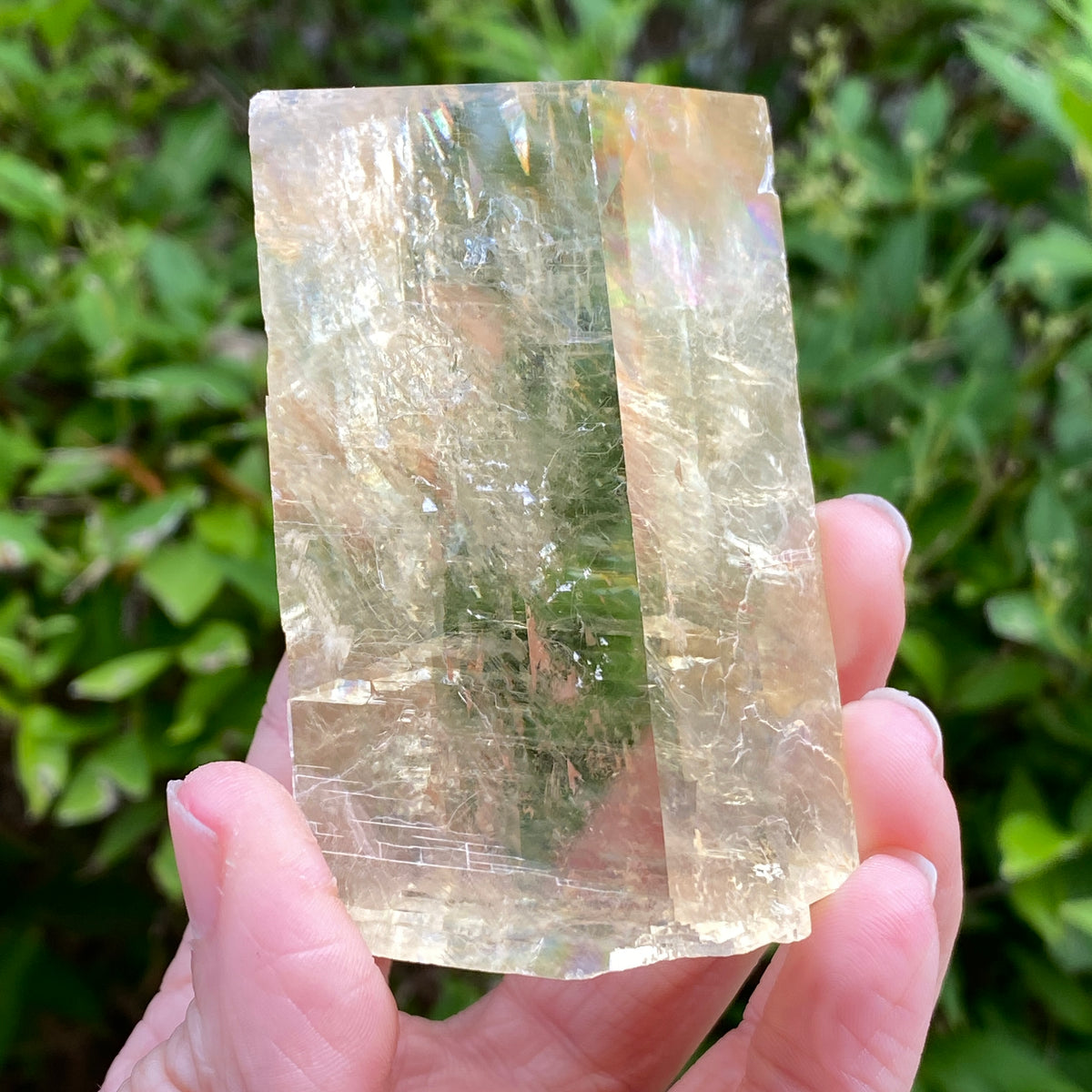 Raw Optical Calcite, Yellow