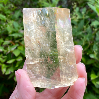 Raw Optical Calcite, Yellow