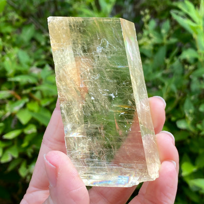 Raw Optical Calcite, Yellow