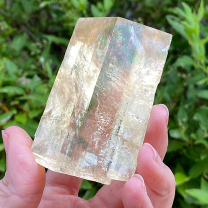 Raw Optical Calcite, Yellow