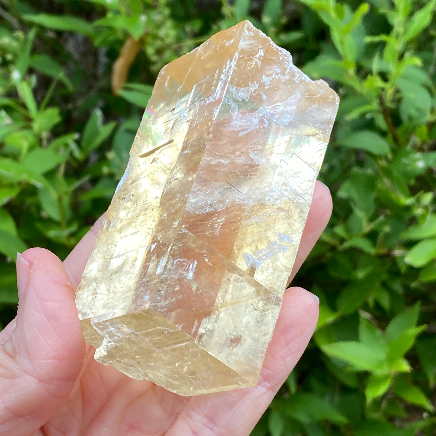 Raw Optical Calcite, Yellow
