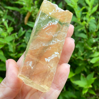 Raw Optical Calcite, Yellow