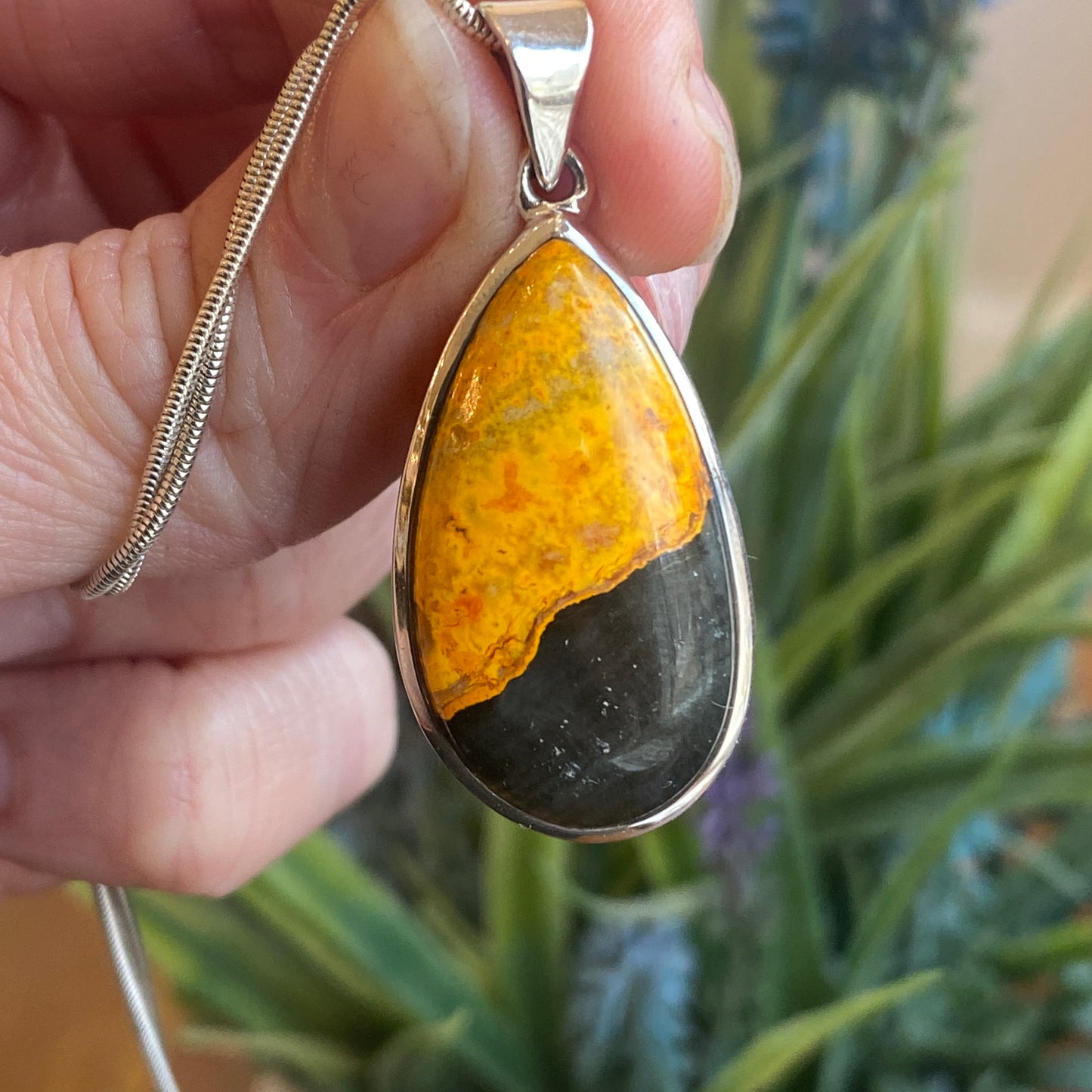 Bumblebee Jasper Pendant