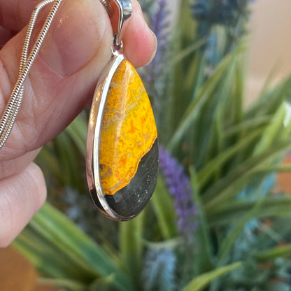 Bumblebee Jasper Pendant