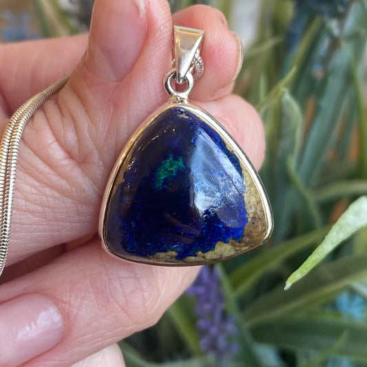 Azurite Malachite Pendant