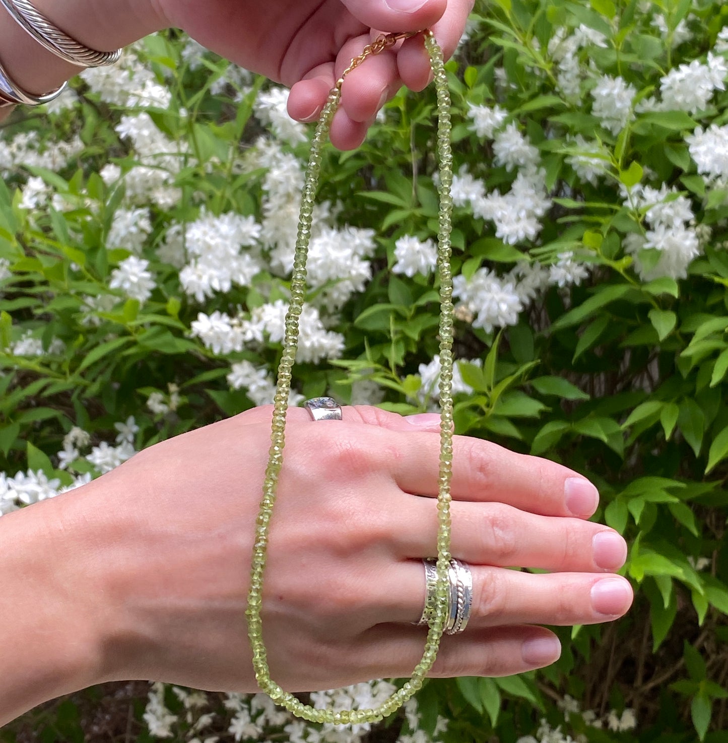 Peridot Gem Necklace