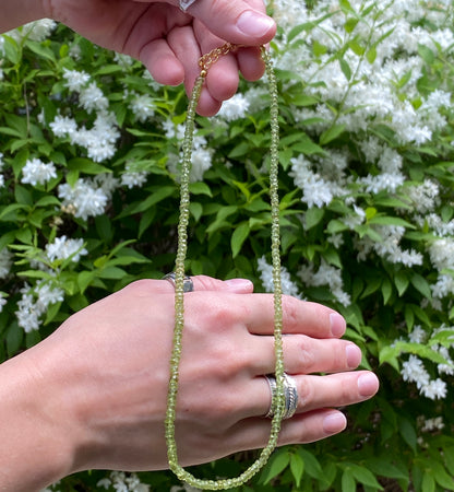 Peridot Gem Necklace