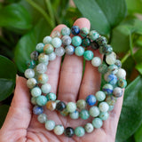 Phoenix Stone Bracelet, Turquoise, Chrysocolla, Malachite