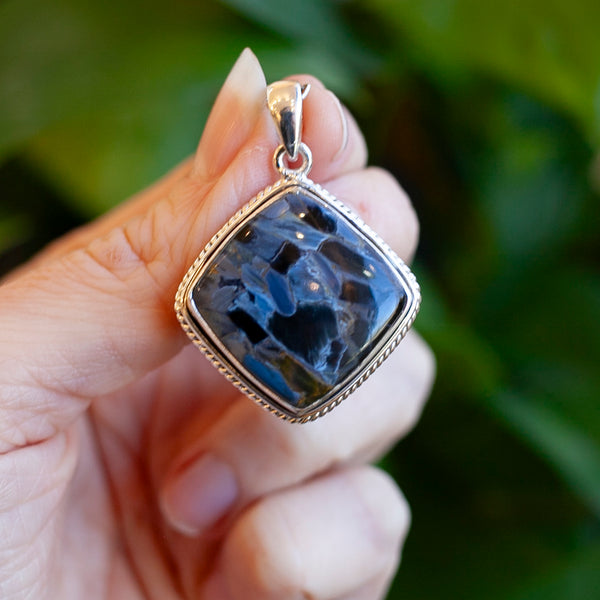 Blue Pietersite Pendant