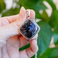 Blue Pietersite Pendant