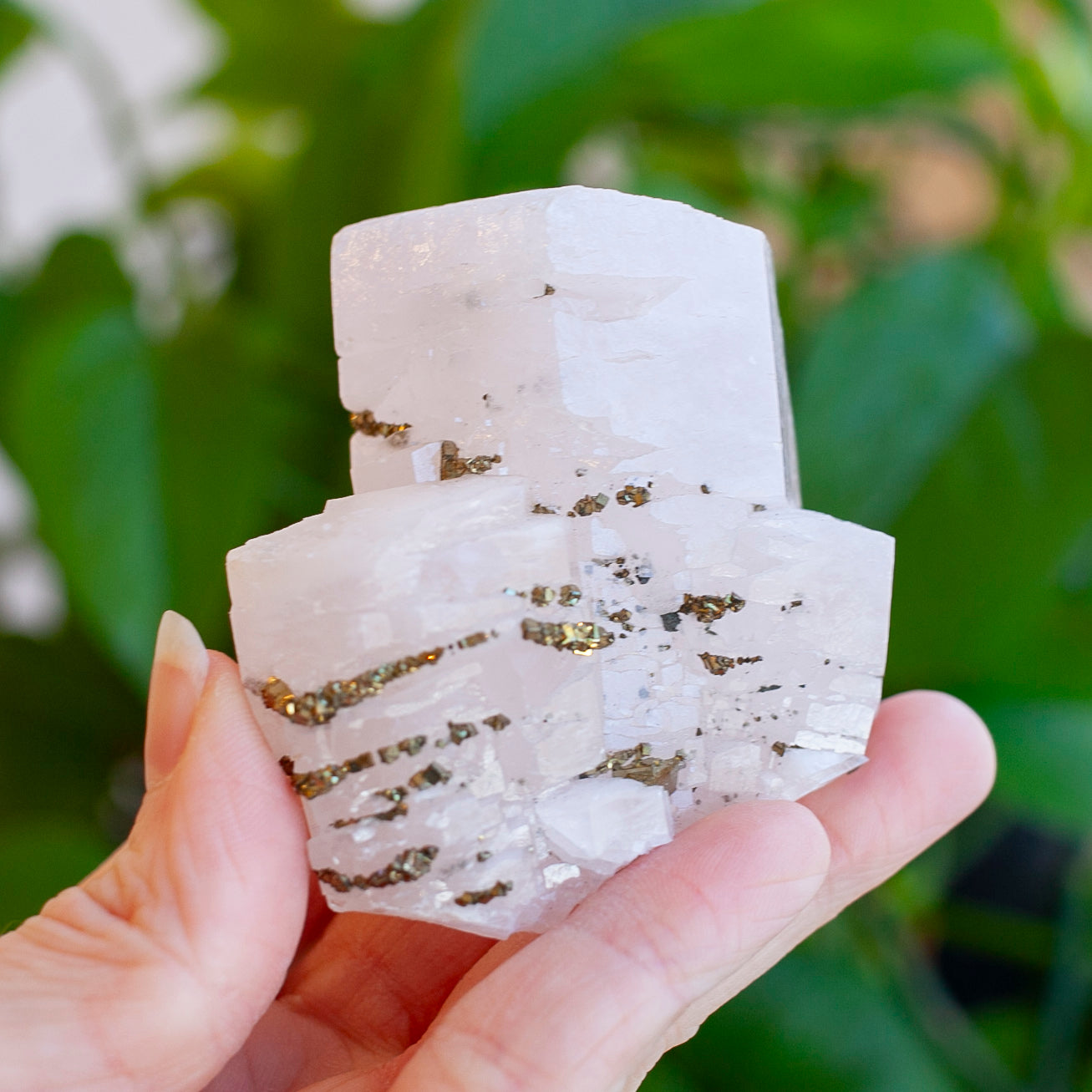 Pink Poker Chip Calcite with Pyrite, New Deposit, Hunan