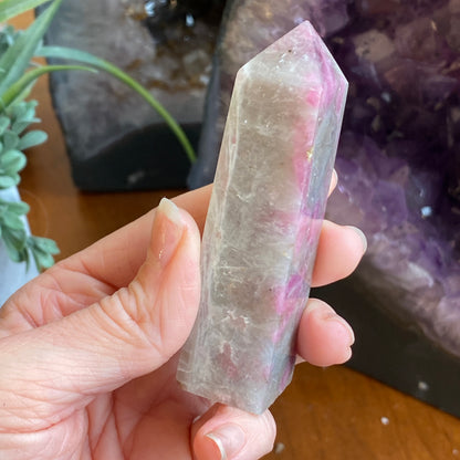 Pink Tourmaline Point