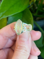 Prehnite Ring, Size 6, Sterling Silver