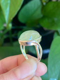 Prehnite Ring, Size 6, Sterling Silver