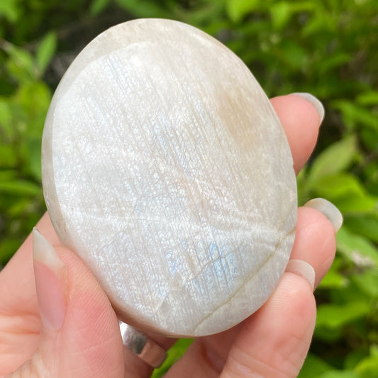 Moonstone Palm Stone