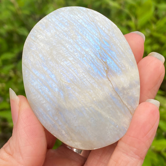 Moonstone Palm Stone