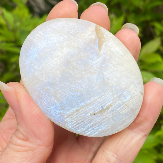 Moonstone Palm Stone